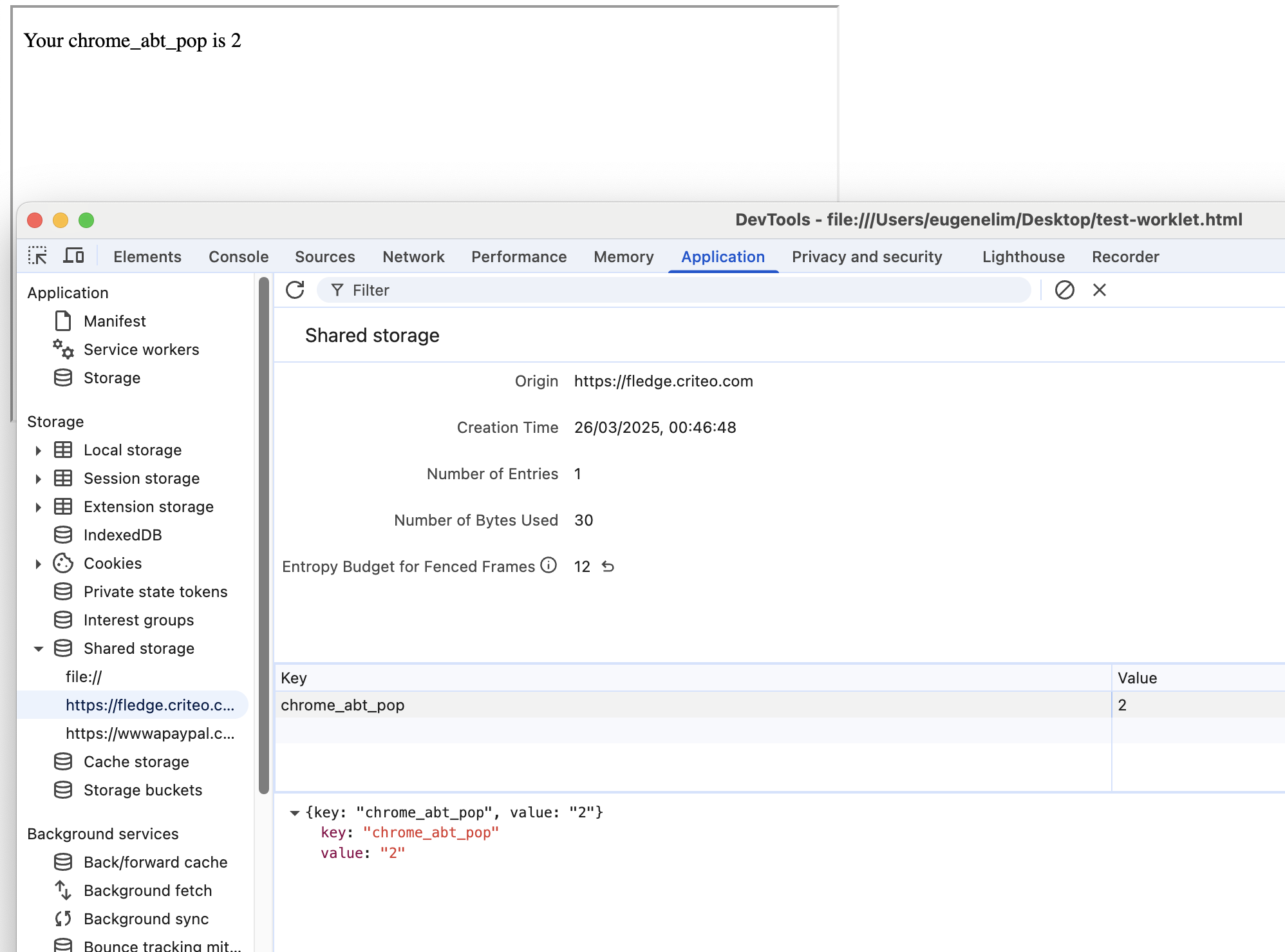 Shared Storage PoC